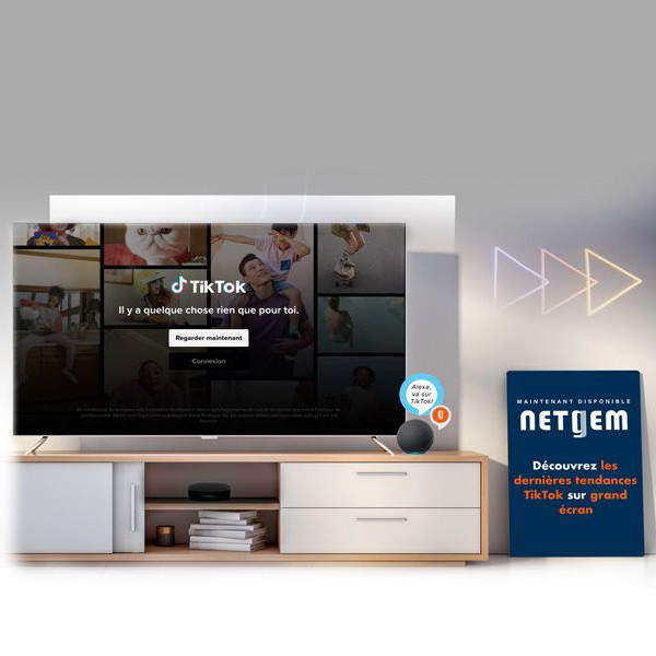 TikTok now available on the Netgem TV platform