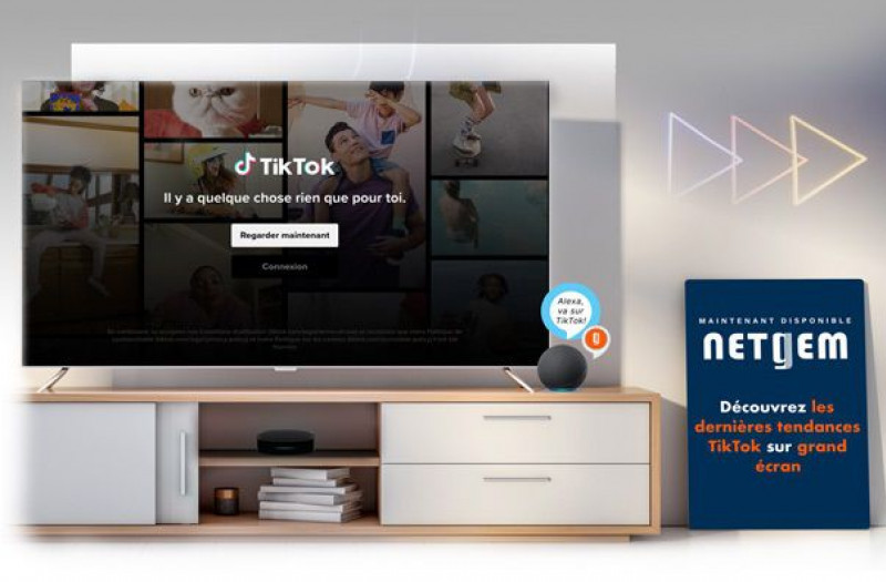 TIKTOK DISPONIBLE SUR LA PLATEFORME NETGEM TV