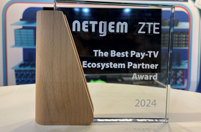 ZTE Best Pay-TV Ecosystem Partner Award to Netgem